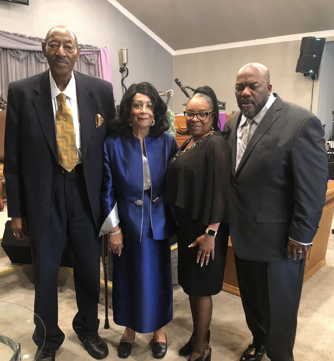 Honored guests and ministry partners with Pastor and First Lady Jamison