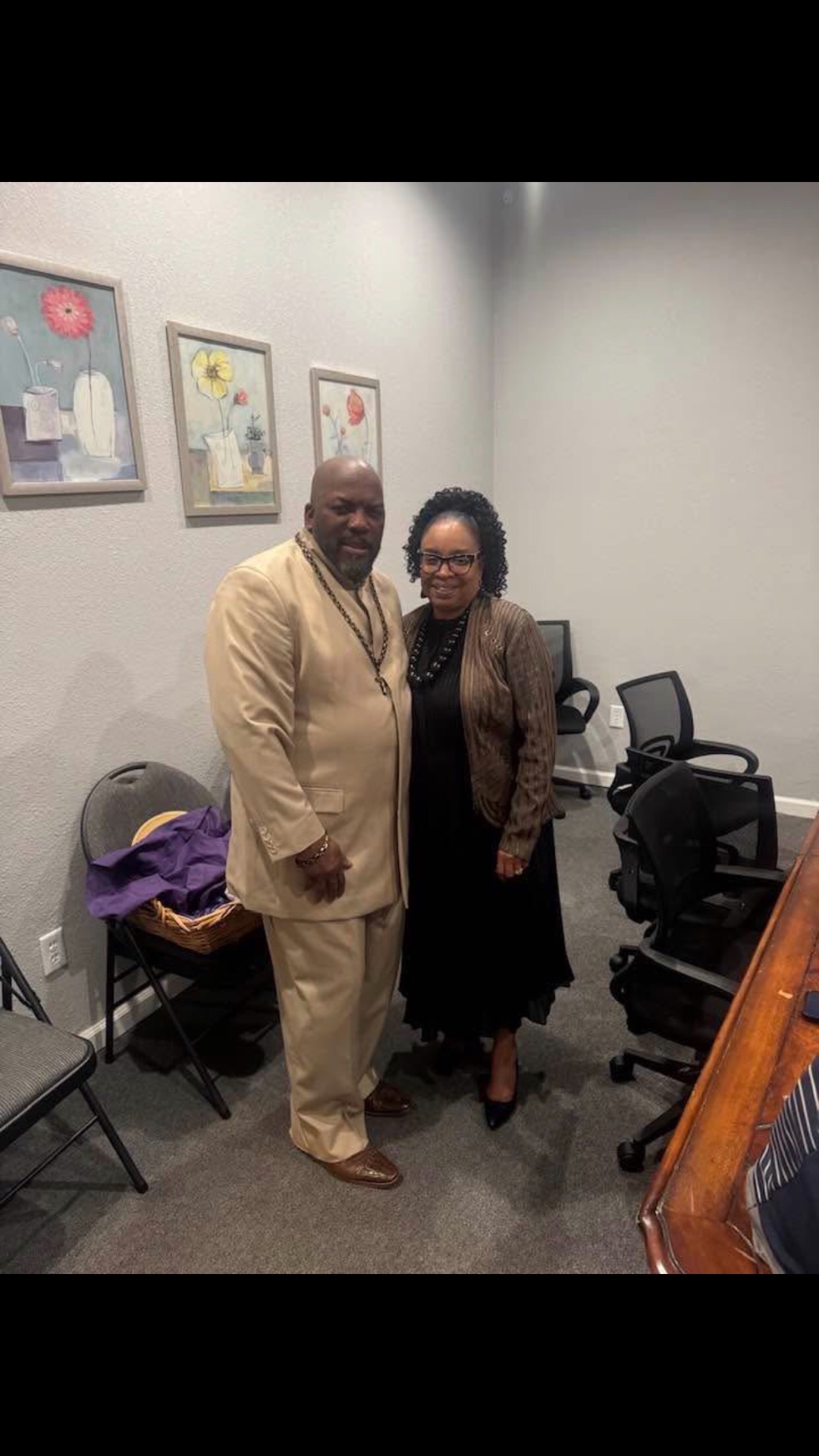 Pastor Jamison and First Lady Jacqueline Jamison in ministry
